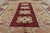Red Milas Rug 4'11'' X 7'4'' Red Wool Vintage Hand-Knotted Oriental Carpet For Sale - Image 8 of 12