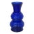 Indiana Glass Cobalt Blue Vase Double Stacked Beehive Design Made in Usa 4877b For Sale