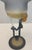 Glass French Art Deco Style Translucent Glass Bud Vase Manner Erte Elte Vase For Sale - Image 7 of 7