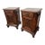 Antique Pair of Nightstands Cabinet Drawer Rococo Revival By: G. Colombo & Figli For Sale