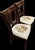 Set of 2 Drexel Chairs, San Remo Italian Style Dining chairs, featuring mahogany wood frames, decorative slat backs and...