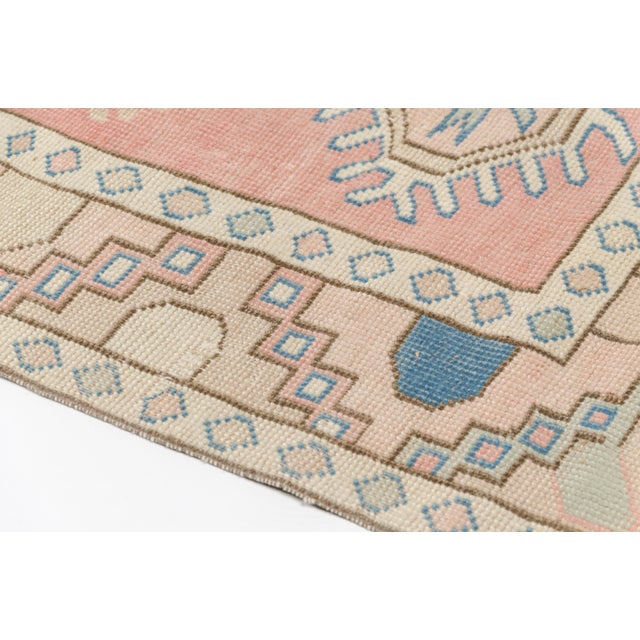 Mid 20th Century Oushak Anatolian Ethnic Rug For Sale - Image 11 of 12