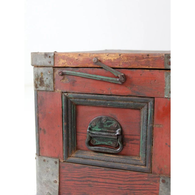 Antique Carpenter's Chest For Sale - Image 9 of 13