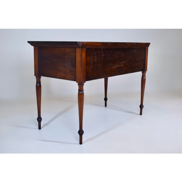 Antique Regency Mahogany Writing Desk For Sale - Image 9 of 14