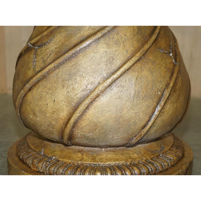 Large Dining or Centre Table on Earthenware Pedestal Base For Sale - Image 5 of 18