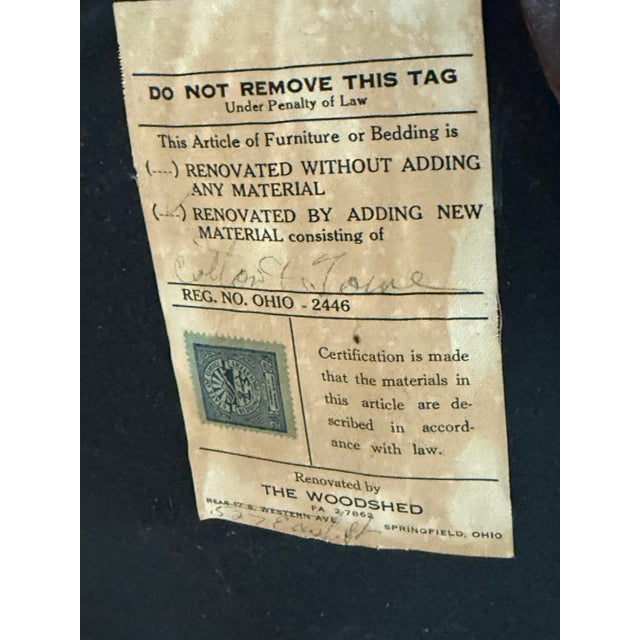 Victorian Platform Rocking Chairs, Vintage For Sale - Image 11 of 12