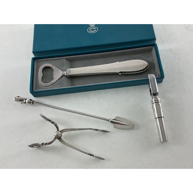 1960s Georg Jensen Sterling Sugar Tongs For Sale In New York - Image 6 of 11