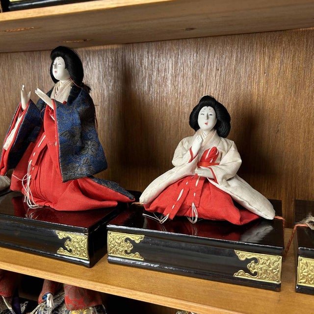 Meiji Era Traditional Hina Matsuri Doll Set, Japan, 1890s
