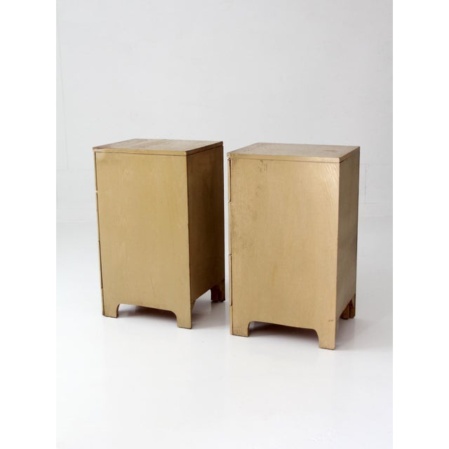 Mid-Century Modern Mid-Century 3 Drawer End Tables Pair For Sale - Image 3 of 15