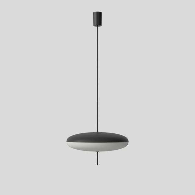 Gino sarfatti lamp model 2065. black white diffuser, black hardware, black cable. manufactured by astep model 2065 design...