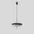 Gino sarfatti lamp model 2065. black white diffuser, black hardware, black cable. manufactured by astep model 2065 design...