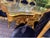 1980 Italian Baroque Gold Beech Black Velvet Dining Set - 7 PCS For Sale - Image 11 of 17