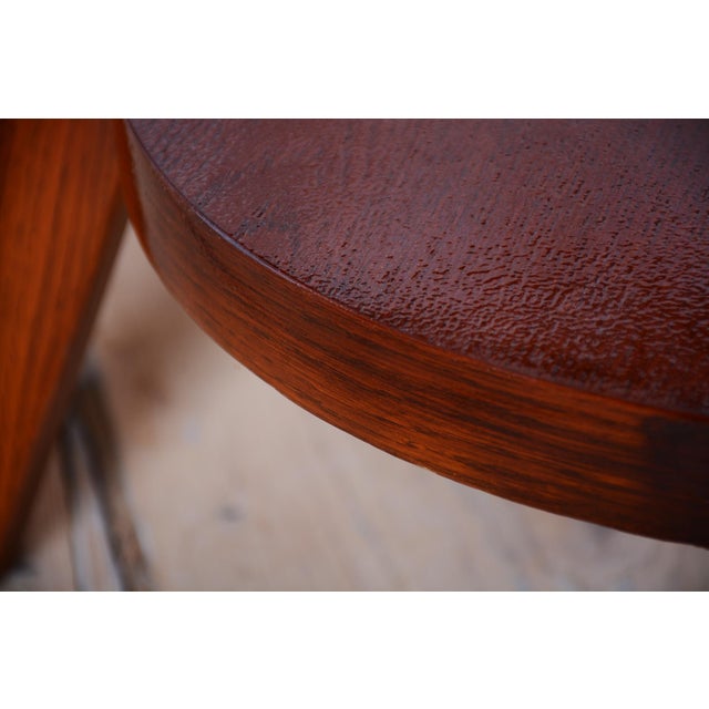 Art Deco Lounge Chairs and Table in Oak and Walnut by Jindrich Halabala for Up Závody, 1940s, Set of 3 For Sale - Image 6 of 16