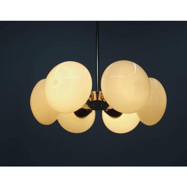 1960s Mid-Century Sputnik Chandelier attributed to Kamenický Šenov, Former Czechoslovakia, 1960s For Sale - Image 5 of 13
