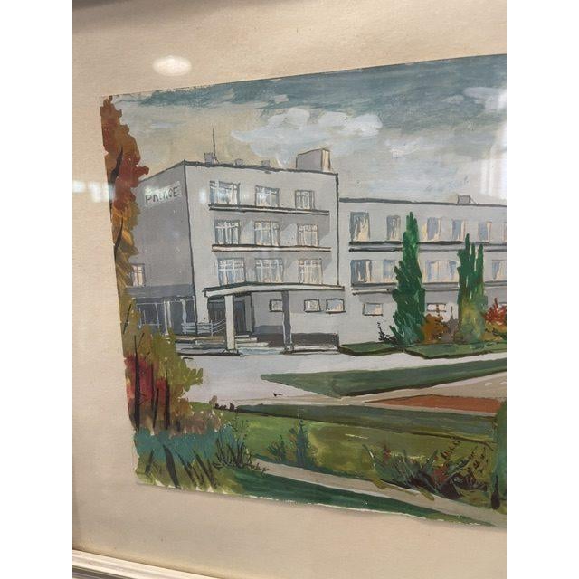 Modern Sliac, Landscape Composition, 1982, Painting For Sale - Image 3 of 5