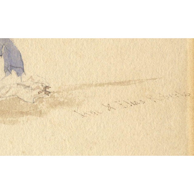 William Evans of Bristol AOWS, Jane & Elias Roberts, Mid-1800s, Watercolour For Sale - Image 3 of 6