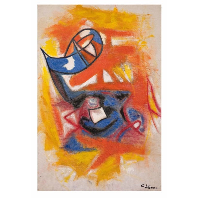 Giorgio Lo Fermo - Abstract Composition - Original Oil Paint - 2020 For Sale - Image 4 of 4