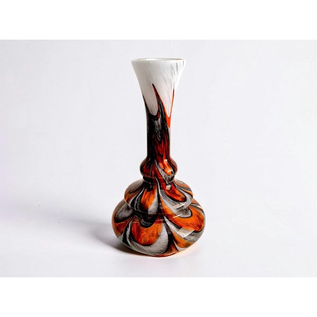Opaline Glass Vase attributed to Carlo Moretti, 1970s For Sale - Image 10 of 10