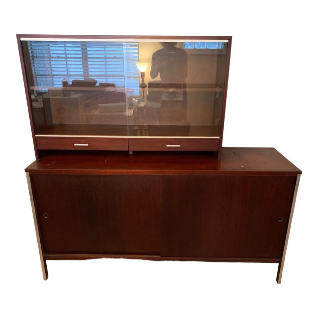 Paul McCobb Mid-Century Modern Walnut Credenza For Sale