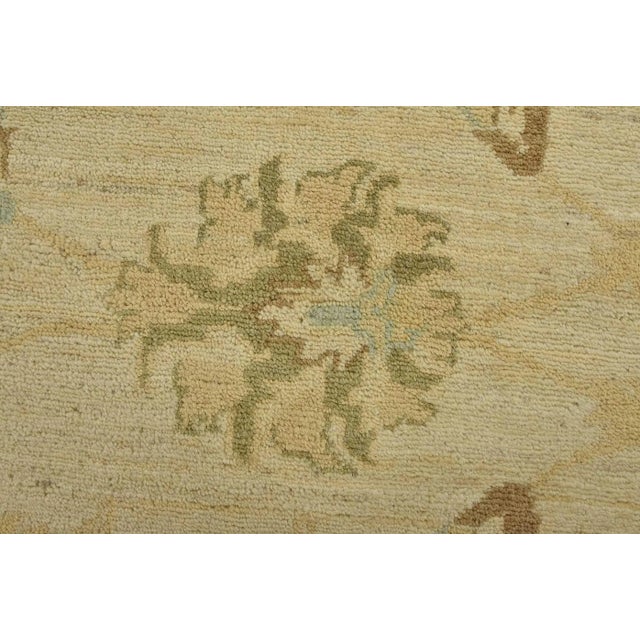 Ziegler Rug 8’5” X 9’7” Beige Wool Traditional Hand-Knotted Oriental Carpet For Sale - Image 4 of 15