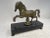 Antique Bronze Horse with Marble Granite Base, 1920s For Sale - Image 9 of 11
