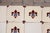 1900s Portuguese Fleur-De-Lis & Plain Antique White Large Antique Tiles Set of 32 For Sale - Image 9 of 18