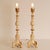 Cream 1980s Vintage Table Lamps France Cream With Gold - a Pair For Sale - Image 8 of 9