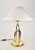 Mid-Century Modern 1970s Postmodern Hollywood Regency Brass Table Lamp For Sale - Image 3 of 10