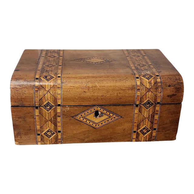 19th Century Victorian Tunbridge Ware Box For Sale