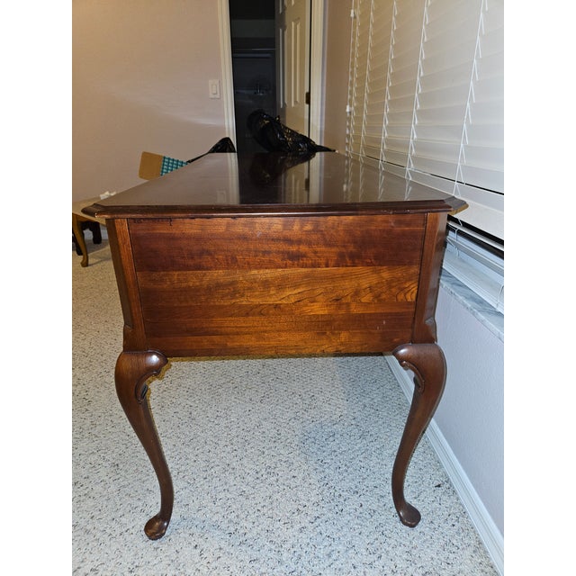 Brown Kincaid Cherry Wood Desk For Sale - Image 8 of 8