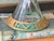 Metal Early 20th Century Blown Glass Candlestick Lamp With Gold Gilt Base - Rewired For Sale - Image 7 of 11