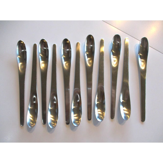 Anton Michelsen Arne Jacobsen 75 Piece Aj Flatware Set 12 - 6 Pc. Place Settings Denmark For Sale - Image 4 of 11
