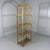 Rattan & Smoked Glass Display Rack, 1970s For Sale - Image 4 of 11