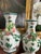 Chinoiserie Pair Vintage Chinoiserie Vases For Sale - Image 3 of 5