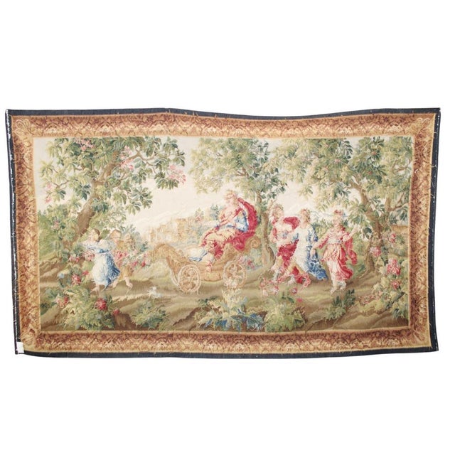 French Allegorical Tapestry For Sale In Atlanta - Image 6 of 6