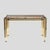 Vintage Italian Console Table in Brass and Chrome Metal, 1970s For Sale - Image 8 of 12