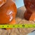 Terra Cotta Mid Century Modern Terra Cotta Colored Ceramic Table Lamps- A Pair For Sale - Image 8 of 12