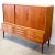 Danish Tall Sideboard / Highboard With Bow Front Drawers in the Style of Arne Vodder For Sale - Image 15 of 16