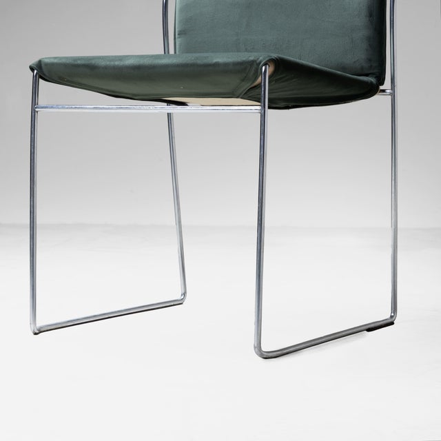 Metal Takahama Chairs by Tulu Kazuhide for Simon Gavina, 1970s, Set of 6 For Sale - Image 7 of 14