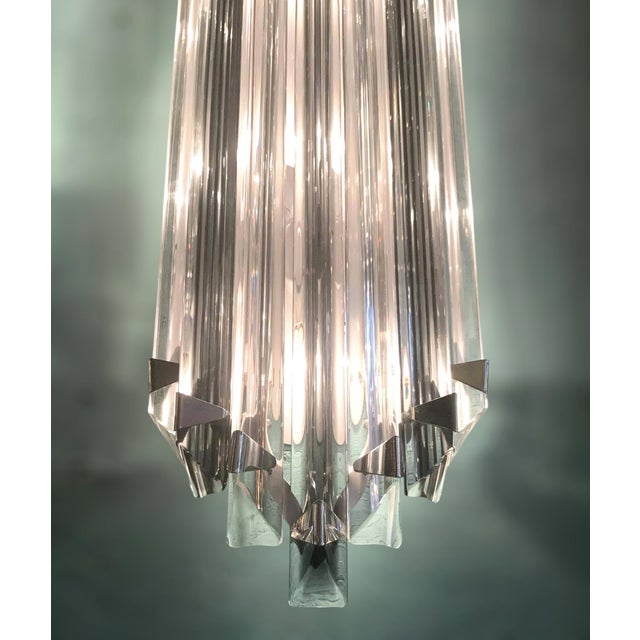 21st Century Maestoso Murano Triedri Glass Rod Sconce by Fabio LTD For Sale - Image 9 of 10