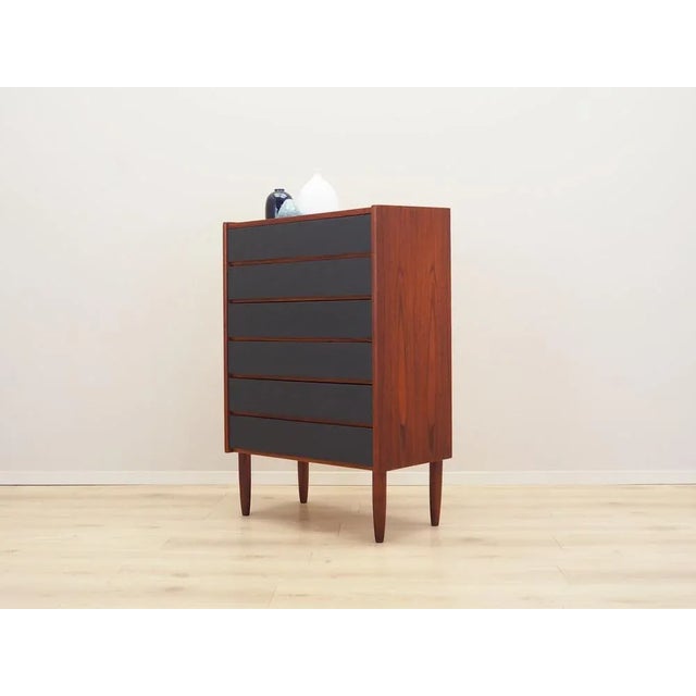 Danish Teak Chest of Drawers, 1970s For Sale - Image 3 of 11
