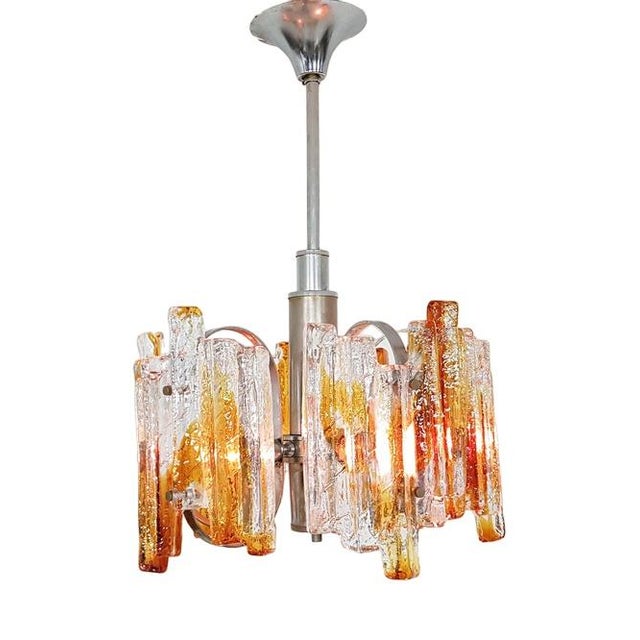 Italian Murano Glass Ceiling Lamp, 1970s For Sale - Image 4 of 4