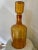 Mid-Century Modern Midcentury Blenko Giant Amber Floor Decanter Vessel With Stopper For Sale - Image 3 of 7