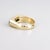 Gold Vintage 14k Gold & Green Jade Cabochon Cocktail Ring For Sale - Image 8 of 15