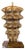 Thomas O'Brien by Visual Comfort Signature Luxor Large Table Lamp in Museum Brass with Linen Shade For Sale