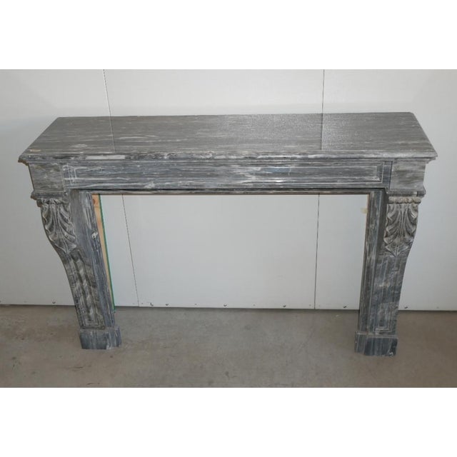 Frame Fireplace in Gray Marble from Befos For Sale - Image 14 of 16