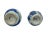 Blue and White Dollhouse Miniature Vases in Chinese Porcelain, 18th Century, Set of 2 For Sale - Image 3 of 12