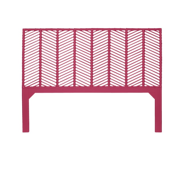 Not Yet Made - Made To Order Liam Platform Bed King - Pink For Sale - Image 5 of 12
