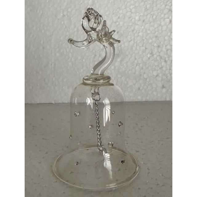 Figurative Vintage 20th Century Glass Angel Bell For Sale - Image 3 of 12