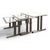 Space Age Nesting Tables in Chrome Steel, Set of 3 For Sale - Image 6 of 6